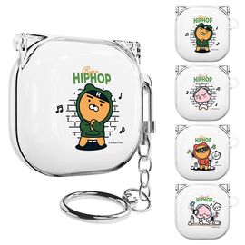 [S2B] Kakao Friends Hip Hop RYAN Galaxy Buds2 Pro BudsPro Live compatibility Clear case-Samsung Bluetooth Earphones All-in-One Case-Made in Korea